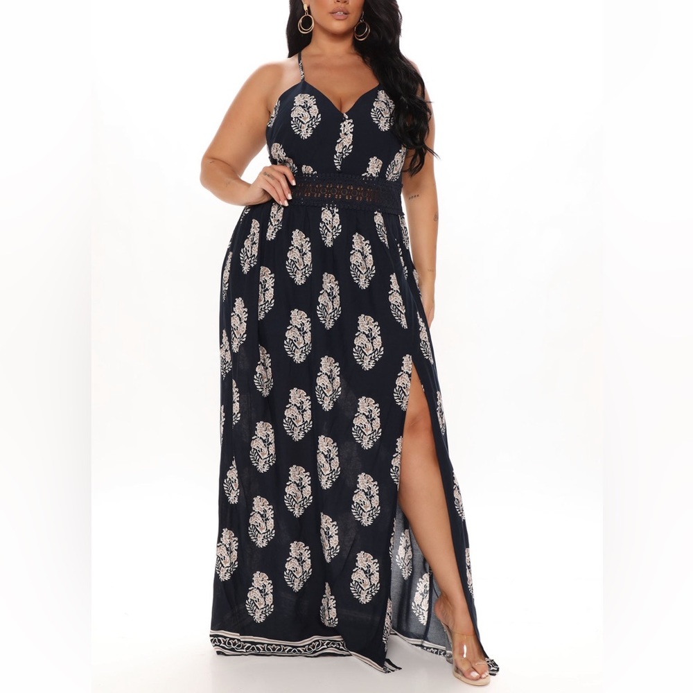 Holy Slit Dress - Fashion Nova